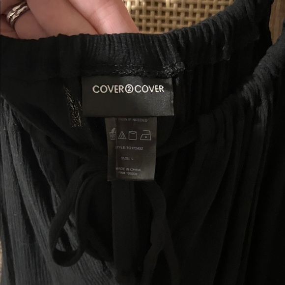 Black Cold Shoulder Cover Up - Picture 2 of 5